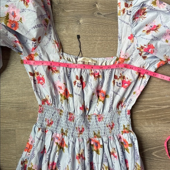 LOVESHACKFANCY Minnia Maxi Floral Dress Lavender Moon XS - Picture 10 of 12